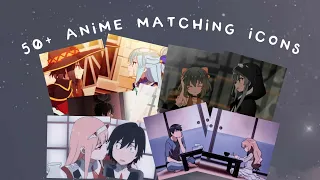 50 anime matching icons
