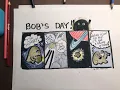 Comic Strip - Day in the Life 3 or 4 panels Time Lapse