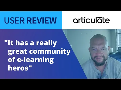 Thumbnail for Articulate Storyline Provides A Helpful Elearning Community To Bounce Ideas Off Of: User Review