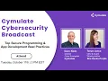 Top Secure Programming App Development Best Practices with Tanya Janca
