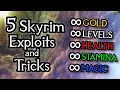 How to become a GOD in Skyrim using exploits glitches and tricks 2022