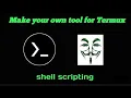 Termux shell scripting basic termux