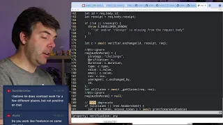 Live Coding at Work Node js Refactoring Some Auth stuff