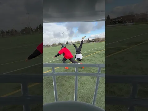 POV: YOUR FIRST VARSITY TACKLE 💀💥 #funny #sports #shorts