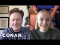 Sophie Turner Wants You To Social Distance CONAN on TBS