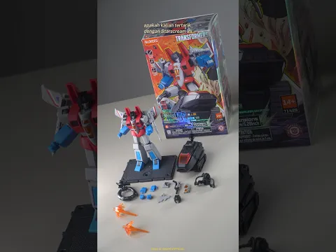 Versi comic memang lebih bagus!! Kali ini Blokees Starscream bisa jadi Tank ?