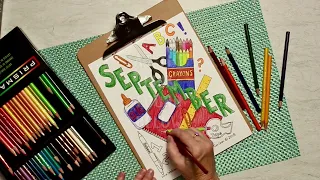 Back to School September Coloring Page Welcome to Nana s