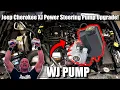 Jeep Cherokee power steering pump upgrade - WJ PUMP