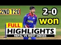 Download Lagu NEPAL VS WEST INDIES FULL HIGHLIGHTS 2ND T20 MATCH 2025 | NEPAL VS WI 2ND T20 MATCH HIGHLIGHTS 2025