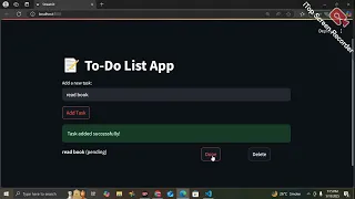Build a To-Do List App in Python with Streamlit and SQLite Full Project Tutorial