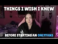 Lagu Things i wish i knew before starting an Onlyfans