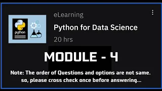 Module-4 Working with data in python Python for Data Science