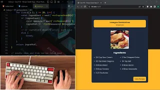 ASMR Programming - Recipe App With Javascript