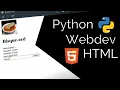 Python Webdev - HTML