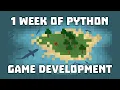 My first Week of Game Development using Python - Devlog