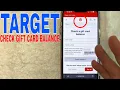 How To Check Target Gift Card Balance