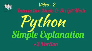 Python-TRB and 2 Portions lesson 1 what is Interactive Mode definition of Script Mode python