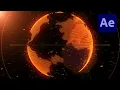 After Effects Tutorial 3D Earth Form Particles