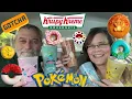 Krispy Kreme Pokemon Doughnut Collection Glazed Gold Dots Review