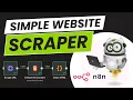Scrape ANY Website with One SIMPLE n8n Workflow
