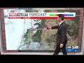 Monday evening weather forecast