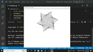 Draw creative Rangoli design in python turtle coding python