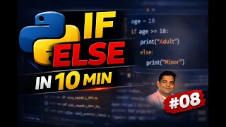 Python If Else Explained in 10 Minutes If Elif Else Python Tutorial for Beginners