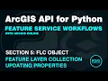 Update Feature Layer Collection Properties with the ArcGIS API for Python ArcGIS Online