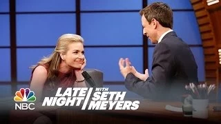 Piper Perabo and Seth s Interesting First Meeting - Late Night with Seth Meyers