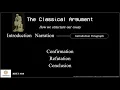 The Classical Argument Introduction