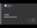 Data structures - Exercise