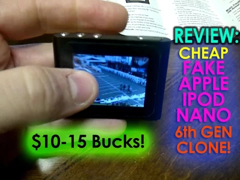 Download MP3 Review MP3 Player that looks like Apple iPod Nano 6th Gen for Under $15!