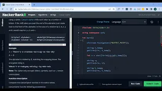 HackerRank Caesar Cipher