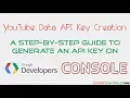 How to Create YouTube Data API Key