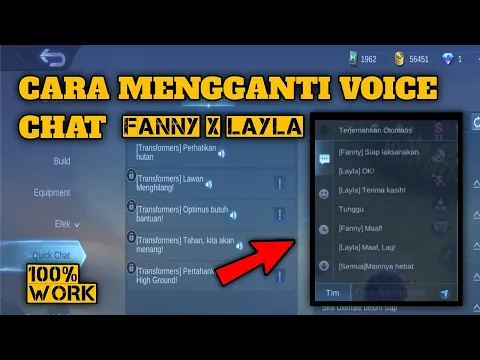 Download MP3 CARA MENGGANTI VOICE CHAT FANNY X LAYLA MUDAH BANGET