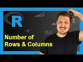 Size of Data Frame in R 4 Examples Dimension Length Number of Rows Columns dim Function