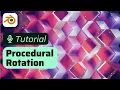 One Time Random Rotation in Blender Geo Nodes