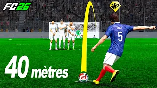 MARQUER 1 coup franc EXCEPTIONNEL de 0 à 40 mètres !