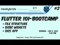 Flutter 101-Bootcamp Session-2 HexHybrids