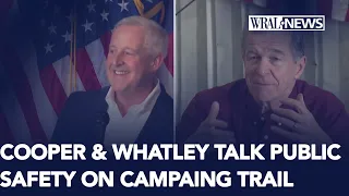 Whatley Cooper talk public safety strategies on Senate campaign stops