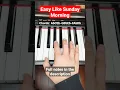 Easy Like Sunday Morning Lionel Ritchie - piano tutorial