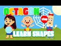 Octagon shape Learn with Remi Mimi and Leo Educational s for Toddlers Preschoolers