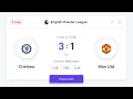 How to Create a Premier League Live Score Football Component with html and CSS