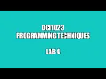 DCI1023 - Lab 4