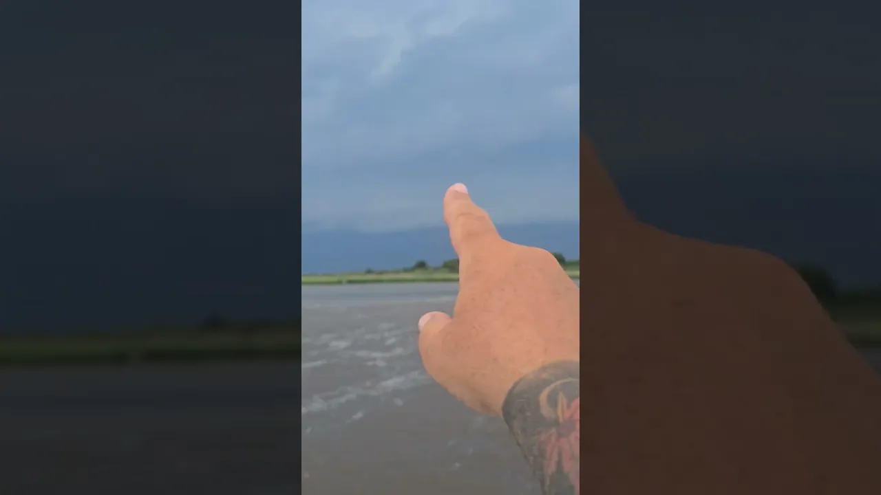 center console runs around on the mud flats