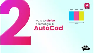 How to Divide a Rectangle in AutoCAD Easy Method Using Divide Copy Commands