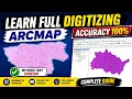 Learn Full Digitizing Only in One Digitizing in ArcMap Digitization in ArcMap Tutorial