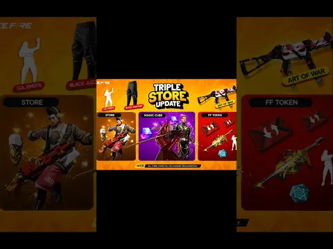 Triple Store Update | free fire Daily Update | #freefiremax #freefireshorts #helpinggamer