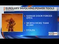 Crime Stoppers seeking tips on power tool burglar in Springfield