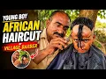 Young Boy African Haircut by Village Barber Amazing Transformation